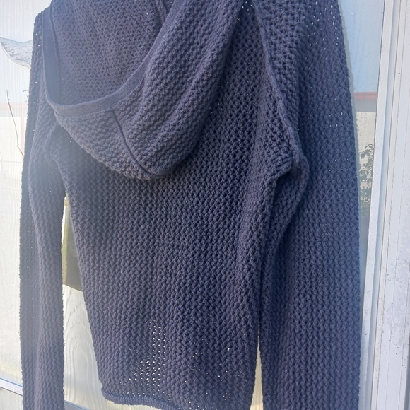 {I.E Relaxed} Crochet Pullover Hoodie - Picture 2 of 4